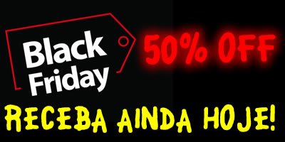 Black Friday com 50% OFF para atividades