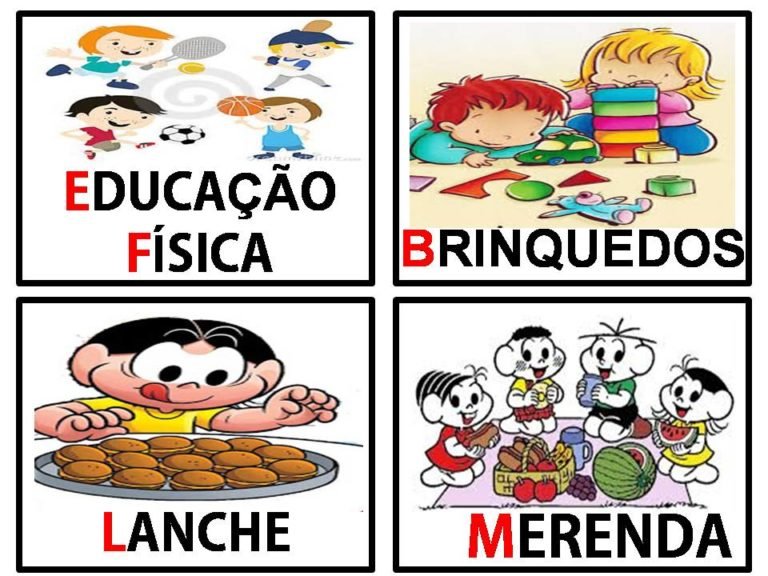 Especial Volta As Aulas Cartazes De Rotina Atividades Educativas Gr Tis Prontas Para Imprimir